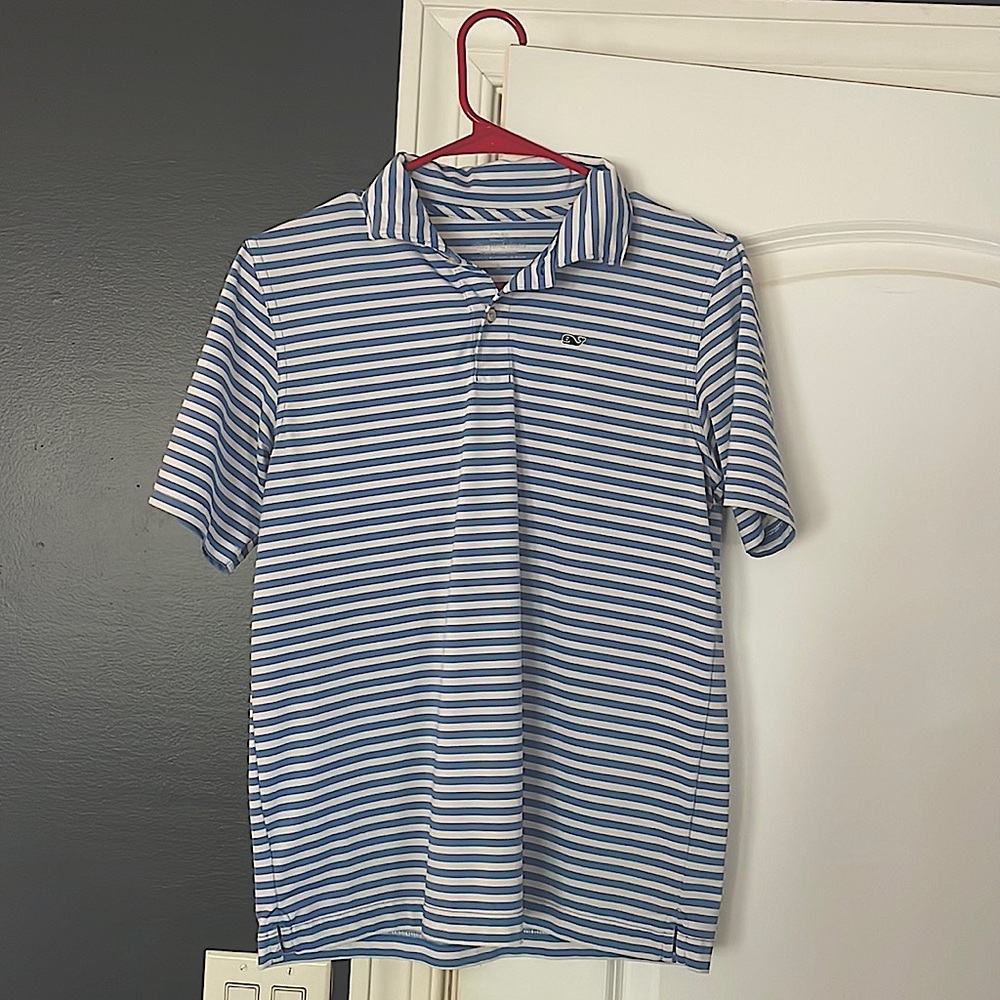 Youth Vineyard Vines Performance Polo Shirt (L/16)